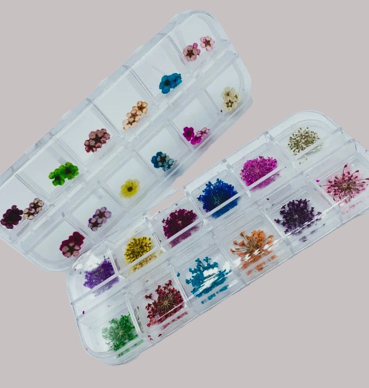 Appliques Ongles Fleurs Seches - ZJZS139